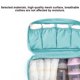 thumbnail image 5 of Bolsas de almacenamiento de viaje Paquetes de ropa Bolsas de compresión de equipaje Maleta organizadora de lavandería, Azul cielo 6 piezas Sweethay LF0127-05B, 5 of 7