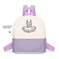 thumbnail image 2 of gcong Stylish Ballerina Dance Backpack For Cute Cartoon School Bag And Shoulder Storage For Daily Use Purple, 2 of 4