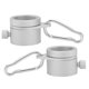thumbnail image 5 of unbranded 1Jgo Durable Silver Flag Holder Aluminum Alloy Flagpole Mounting Ring Accessory, 5 of 7
