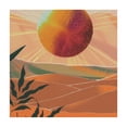 thumbnail image 4 of Acheng Plant Sun Solarpunk Square Tablecloth for Picnic Dining Kitchen Farmhouse 100% Polyester Fiber 36*36, 4 of 8