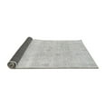thumbnail image 2 of Ahgly Company Indoor Round Abstract Gray Modern Area Rugs, 5' Round, 2 of 4