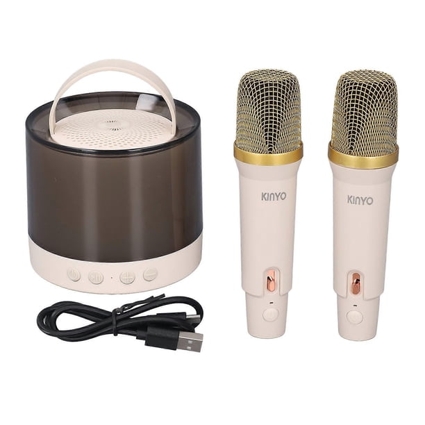 Kids Karaoke Machine Dual Microphone Portable Karaoke Speaker Handheld Karaoke Speaker System for Parties and Gatherings