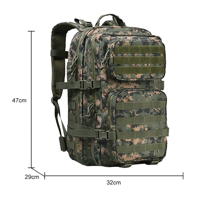 Mochila grande de 45L 800D Mochila impermeable para deportes de senderismo al aire libre (Verde militar) Likrtyny Para estrenar
