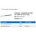 thumbnail image 2 of Trunk Strut - Compatible with 2009 - 2011 BMW 328i xDrive Sedan 2010, 2 of 2