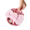 thumbnail image 5 of Honganda Earring Storage Box Bow-Shaped Holder Rotary Necklace Container, 5 of 5