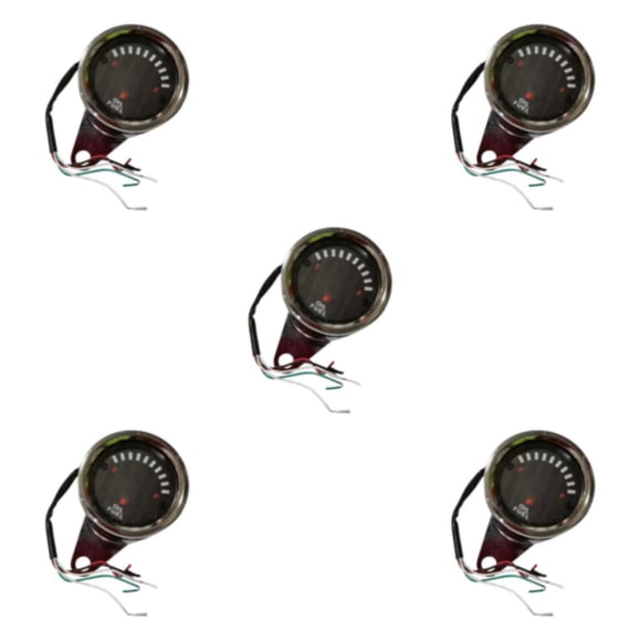 relayinert 12V Level Meter Gauge with LED Light Display for Car Motorcycle Style A 5Set