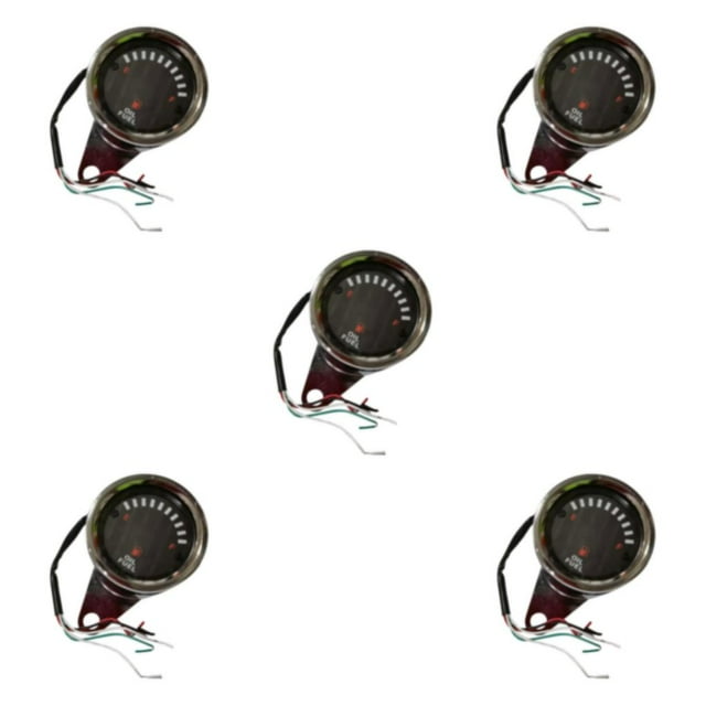 relayinert 12V Level Meter Gauge with LED Light Display for Car Motorcycle Style A 5Set