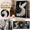 thumbnail image 2 of Peacock Spider Jellyfish Pearl Art DIY Kit, Fantasy Diamond Painting Craft for Adults, Creative Animal Bead Art Project, Unique Wall Decor Artwork, Handmade Gift Idea, 2 of 8