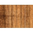 thumbnail image 1 of Ahgly Company Indoor Rectangle Abstract Orange Modern Area Rugs, 3' x 5', 1 of 4