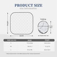 thumbnail image 3 of Daiia Travel Around The World Airplane 2PCS Car Windshield Sun Shade, Foldable Sun Shield for Car Front Window, Auto Sun Blocker Visor Protector Universal for Truck SUV Pickup-Large, 3 of 7