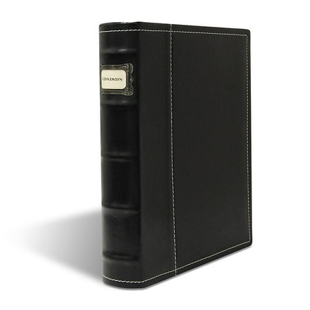 Minute Book Binders - Bellagio-Italia DVD Binder Book Box, Black