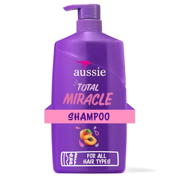Aussie Total Miracle Shampoo, Paraben Free, for All Hair Types 26.2 fl oz
