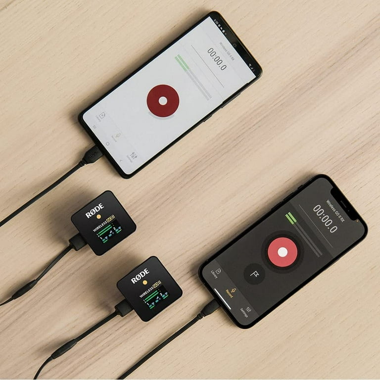Rode Wireless GO II Microphone System with 2X 16GB, SD Card
