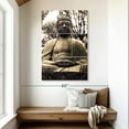 thumbnail image 2 of Elephant Stock Japanese Buddha Statue I Wall Art - Vertical Multi Panel Canvas - Living Room Wall Decor - Religion And Spirituality Multi Panel - Brown And White Decor By Urban Epiphany - 32" x 50", 2 of 8