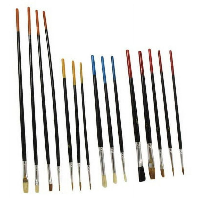 15 Set Artist, Painting, Craft, Hobby Natural Hair Brushes 15 Set Artist, Painting, Craft, Hobby Natural Hair Brushes