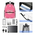thumbnail image 4 of Easygdp Cartoon Pigs and Hearts Mochila Casual para Portátil, Mochila para Escuela, Viajes, Negocios, 4 of 6