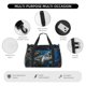 thumbnail image 4 of Balery Ocean Coral Turtle Bolsa de Gimnasio para Mujeres, Bolsa de Viaje con Bolsillo Húmedo, Bolsa de Fin de Semana para Mujeres, Bolsa de Viaje Resistente al Agua, 4 of 7