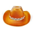 thumbnail image 3 of Celivon Cowboy Hat Stage Performance Props Rave Party Casual Style Glossy Cowboy Hat, 3 of 4