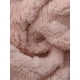 thumbnail image 5 of Conjunto de pijama de franela para mujer, de manga larga, con botones, cuello en V, pantalones de forro polar suaves, ropa de casa, L, rosa polvo, 5 of 6