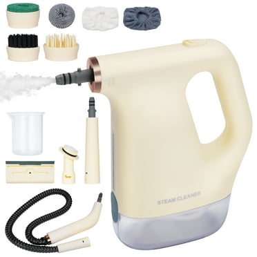 Natubeau Handheld Steam Cleaner Set, 212°F(100℃) Pressurized Steam Dissolves Grease, 1200W Multi Purpose Pressurized Steamer Cleaning Machine for Tile, Kitchen, Bathroom, Car, Furniture, Couch