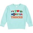thumbnail image 2 of Inktastic I Love Trucks Toddler Sweatshirt, 2 of 4