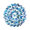 thumbnail image 3 of 200 pegatinas de mariposas para pared, calcomanías de mariposas rústicas hechas a mano. Azul, 3 of 9