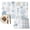 Gray Blue, variant on Blue Coastal Placemats Set of 6, Nautical Summer Beach Coral Sea Turtle Washable Wipeable Table Mats for Dining Tables, Indoor Outdoor Kitchen Place Mats for Holiday Party Table Decor