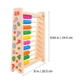 thumbnail image 3 of Children Wood Abacus Stand Math Learning Toy Kids Early Educational Supply, 3 of 7