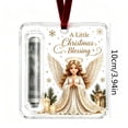 thumbnail image 6 of Christmas Cash Gift Tree Ornament, Christmas Angel Artwork Money Holder for Rolled Bills, Holiday Hanging Decoration and Stocking Stuffer Gift, Clear Acrylic, 6 of 6