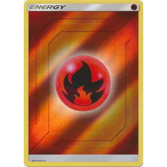 Pokemon Promo Holo Fire Energy (V. 2)
