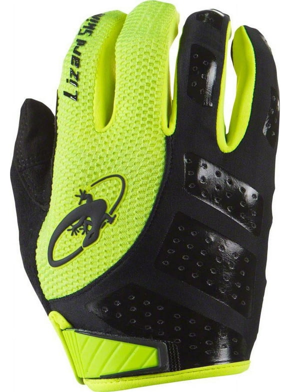 Lizard Skins Monitor SL Gloves: Jet Black/Neon SM