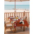 thumbnail image 2 of Outdoor Tablecloth with Umbrella Hole for Patio/Picnic/Party/Camping, Country Flowers Waterproof Table Cloth Rectangle Table Cover Washable, Red Japanese Peony Floral White Bird (54"x 80"), 2 of 8