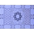 thumbnail image 1 of Ahgly Company Indoor Rectangle Abstract Blue Modern Area Rugs, 5' x 8', 1 of 4
