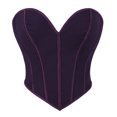 thumbnail image 2 of Sentmoon Shapewear for Women Shapewear Bodysuit Fashion Women's Casual Solid-Neck Bodybody Shape Waist Trainer Underbust Corset Belt Wear Top Delightful for Work & Office M, 2 of 10