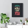 thumbnail image 6 of Inspirational Wall Art Dream Big Until People Laugh You Wall Art Motivation Wall Decor for Home Office Gym Inspiring Success Quote Print Ready to Hang Unframed, 6 of 16