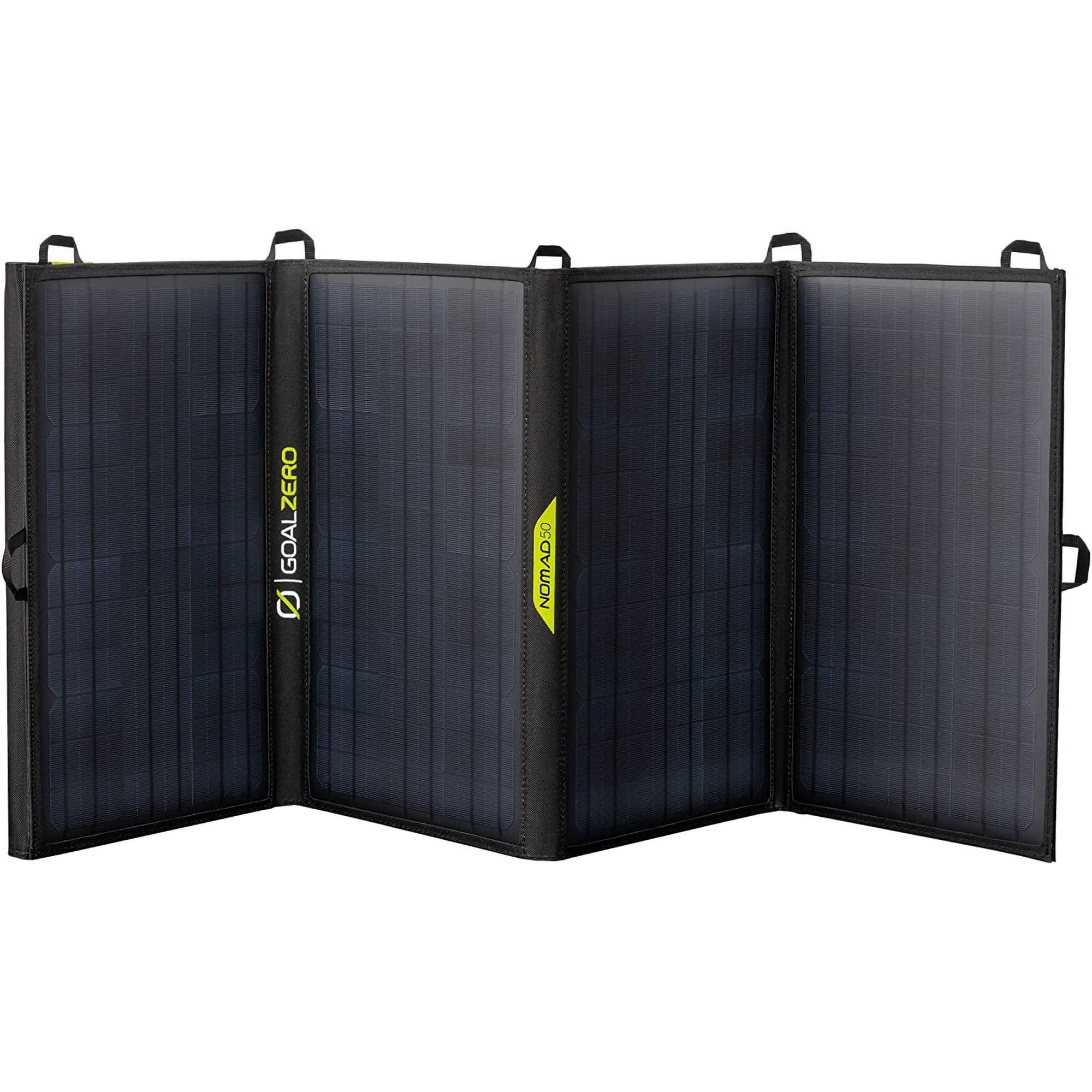 Goal Zero Nomad 50 Watt Monocrystalline Portable Folding Solar Panel with Kickstand