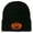 Black, variant on Halloween Excited Jack o Lantern Embroidered Long Beanie - Maroon OSFM