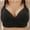 Black#1, variant on Women's Bra for Everyday with Smooth Fabric,Woman's Embroidered Glossy Comfortable Breathable Bra Underwear No Rims Red 50