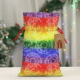 thumbnail image 5 of Honeii Colorful Tie Dye Print Small Burlap Bags,Christmas Drawstring Treat Bags Gift Bags Reusable Candy Goodie Wrapping Bags for Holiday Party Favors Supplies -Small, 5 of 9