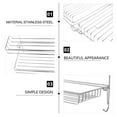 thumbnail image 3 of Storage Shelves Sundries Storage Shelf Bathroom Storage Rack Soap Dish Holder Rack Shower Stuff Wall-Mounted Rack, 3 of 6