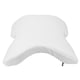 thumbnail image 4 of Almohada para brazos con espuma viscoelástica de rebote lento y forma de U arqueada, color blanco, para dormir durante viajes, 4 of 15