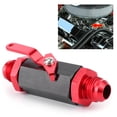 thumbnail image 1 of Shut Off Valve Fuel Fitting, High  Capacity Aluminum Alloy Fuel Shut Off Valve Easy To Install  For Any AN10 Fuel Pipe For Car Refitting Replacement Black,Red, 1 of 8