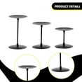 thumbnail image 6 of QSTDGVPW 3Pcs Pillar Candle Holder, Table Centerpiece Classic Desktop Ornament Candlestick Holder Candle Stand for Holiday Living Room Black Tray, 6 of 7