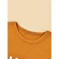 thumbnail image 5 of Toddler Summer T-Shirts, Casual Short Sleeve Letter Print Round Neck Loose Fit Tops, 5 of 9