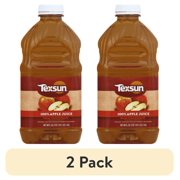 (2 pack) Texsun Apple Juice 48 oz From Concentrate