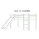 thumbnail image 2 of Cama con resbaladilla blanca infantil Interio Muebles, 2 of 2