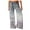 Grey, variant on Cargo Pants Women Baggy Y2K Loose Gradient Tie-Dye Printed Yoga Sport Wide Leg Pants