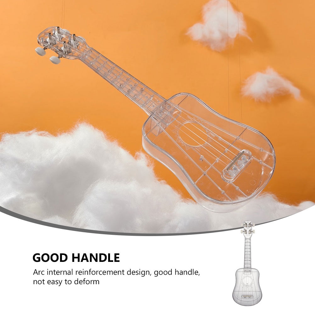 Ukulele Toys Adult Student Transparent for Beginner Wooden Guitar Air-nova Composite Material