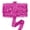 Hot Pink, variant on Elastic Sequin Trim, 1.2 Inch 3 Row Flat Glitter Paillette Sequin Ribbon, Metallic Stretch Sequin Strip Sewing DIY Craft, 5 Yards, White