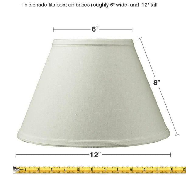 6x12x8 Threaded Uno Downbridge, What Is A Threaded Uno Lamp Shade